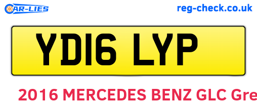 YD16LYP are the vehicle registration plates.