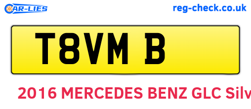 T8VMB are the vehicle registration plates.
