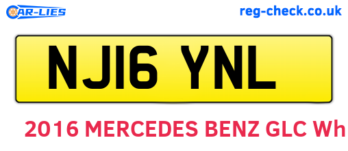 NJ16YNL are the vehicle registration plates.