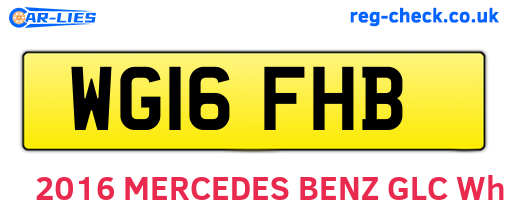 WG16FHB are the vehicle registration plates.