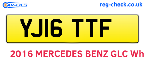 YJ16TTF are the vehicle registration plates.