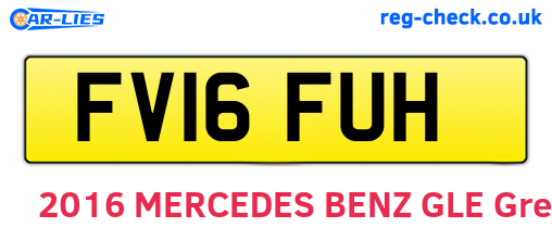 FV16FUH are the vehicle registration plates.