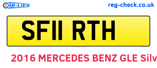 SF11RTH are the vehicle registration plates.