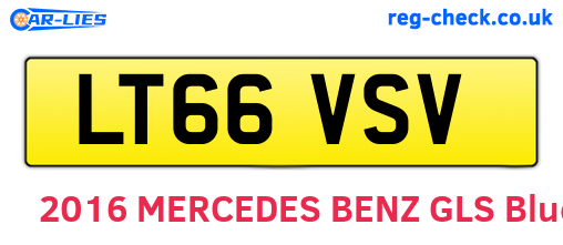 LT66VSV are the vehicle registration plates.