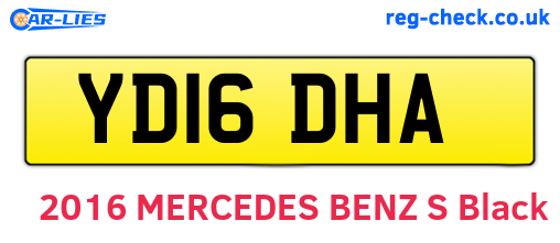 YD16DHA are the vehicle registration plates.