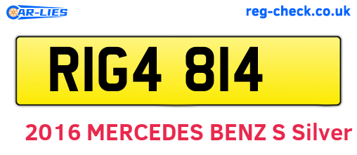 RIG4814 are the vehicle registration plates.