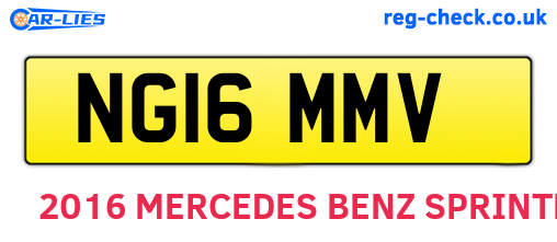 NG16MMV are the vehicle registration plates.
