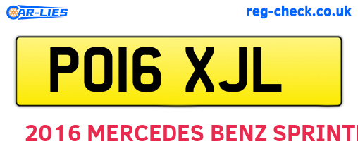 PO16XJL are the vehicle registration plates.