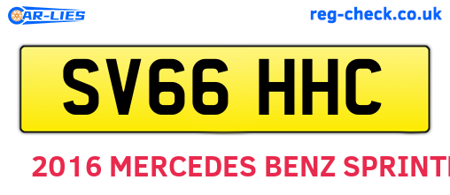 SV66HHC are the vehicle registration plates.