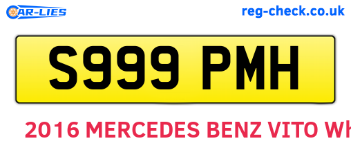 S999PMH are the vehicle registration plates.