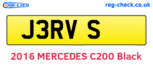 J3RVS are the vehicle registration plates.