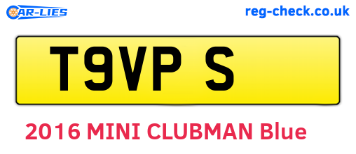 T9VPS are the vehicle registration plates.
