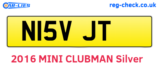 N15VJT are the vehicle registration plates.