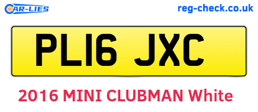 PL16JXC are the vehicle registration plates.