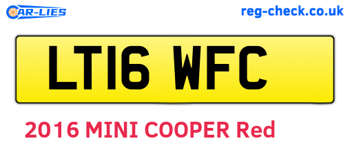 LT16WFC are the vehicle registration plates.