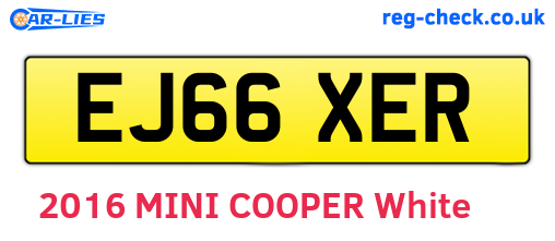 EJ66XER are the vehicle registration plates.