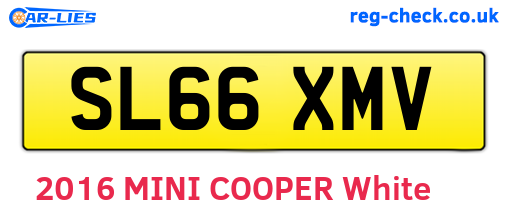 SL66XMV are the vehicle registration plates.