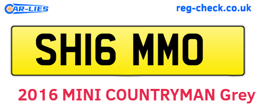 SH16MMO are the vehicle registration plates.