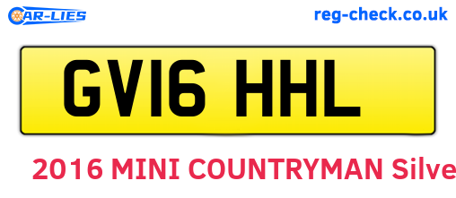 GV16HHL are the vehicle registration plates.