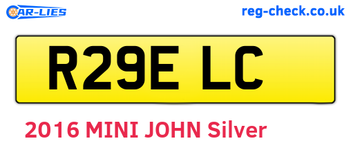 R29ELC are the vehicle registration plates.