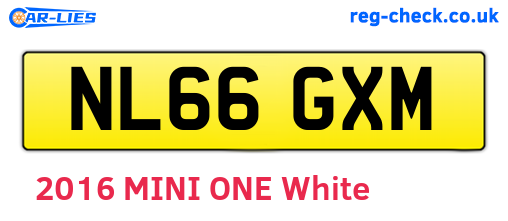 NL66GXM are the vehicle registration plates.