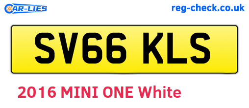SV66KLS are the vehicle registration plates.