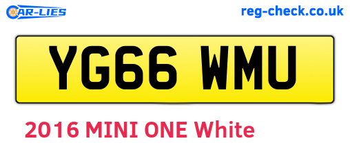 YG66WMU are the vehicle registration plates.