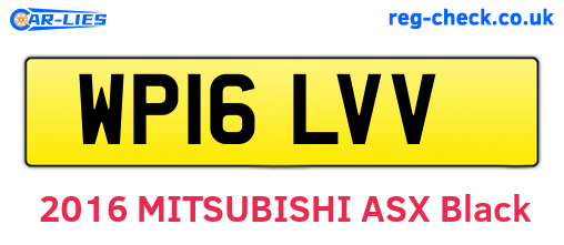 WP16LVV are the vehicle registration plates.