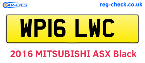 WP16LWC are the vehicle registration plates.