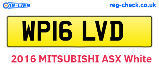 WP16LVD are the vehicle registration plates.
