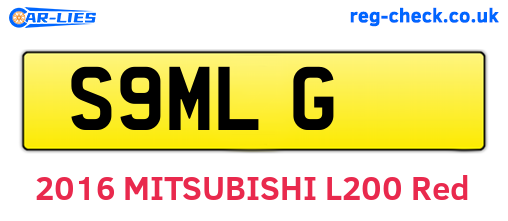 S9MLG are the vehicle registration plates.