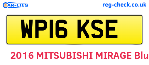 WP16KSE are the vehicle registration plates.