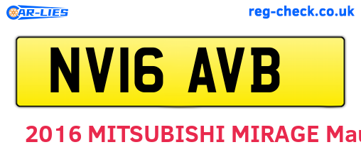 NV16AVB are the vehicle registration plates.