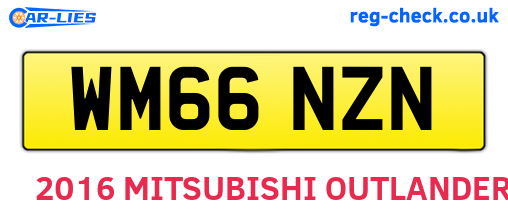 WM66NZN are the vehicle registration plates.