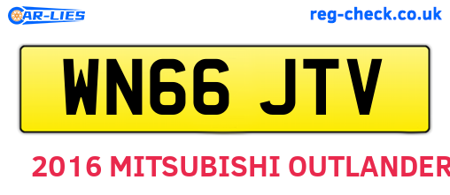 WN66JTV are the vehicle registration plates.