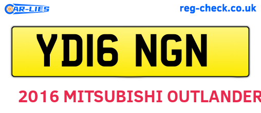 YD16NGN are the vehicle registration plates.