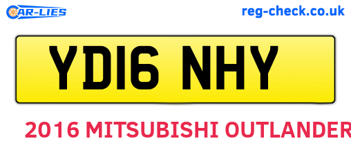 YD16NHY are the vehicle registration plates.