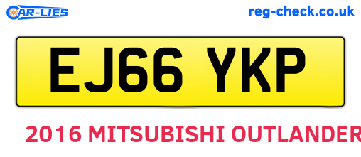 EJ66YKP are the vehicle registration plates.