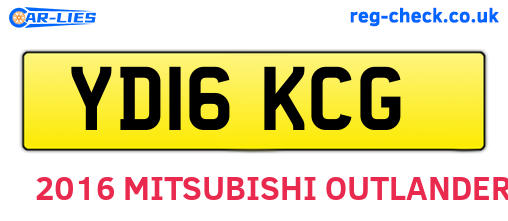 YD16KCG are the vehicle registration plates.