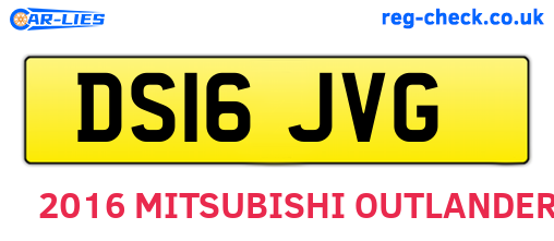 DS16JVG are the vehicle registration plates.