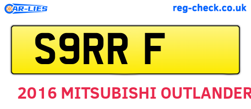S9RRF are the vehicle registration plates.