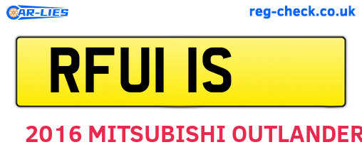 RFU11S are the vehicle registration plates.