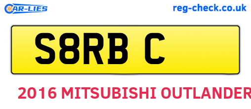 S8RBC are the vehicle registration plates.
