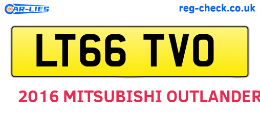 LT66TVO are the vehicle registration plates.