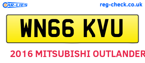 WN66KVU are the vehicle registration plates.