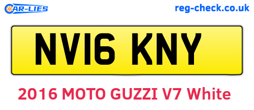 NV16KNY are the vehicle registration plates.