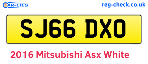 White 2016 Mitsubishi Asx (SJ66DXO)
