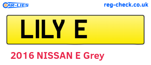 L1LYE are the vehicle registration plates.