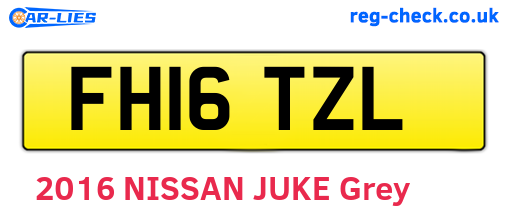 FH16TZL are the vehicle registration plates.