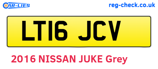 LT16JCV are the vehicle registration plates.